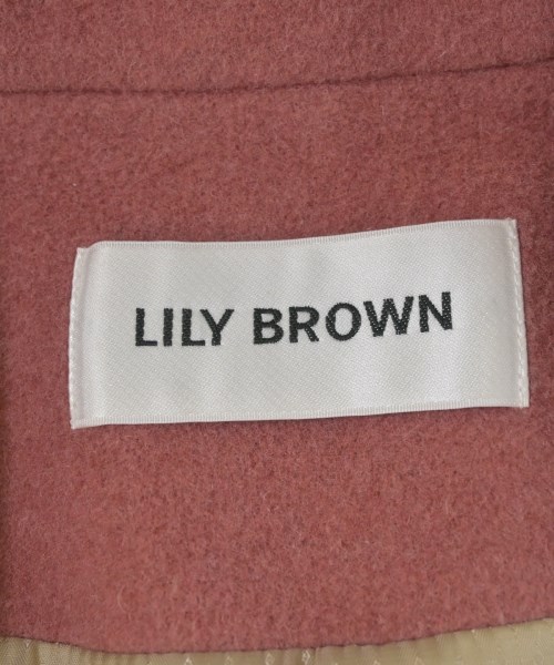 LILY BROWN（リリーブラウン）コート ピンク サイズ:1(M位) レディース/2200696266010