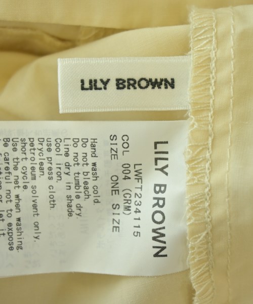 LILY BROWN（リリーブラウン）ブラウス ベージュ サイズ:F レディース/2200698453074