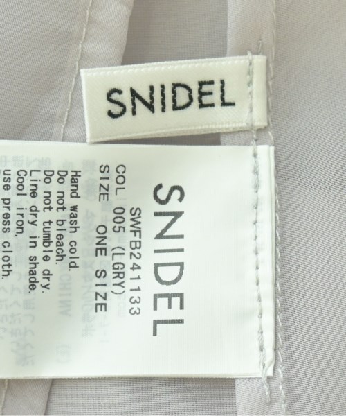 SNIDEL（スナイデル）ブラウス グレー サイズ:ONE レディース/2200698453098