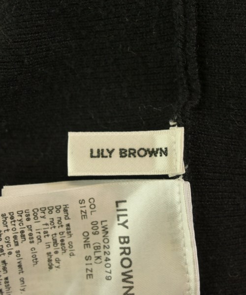 LILY BROWN（リリーブラウン）ワンピース 黒 サイズ:F レディース/2200700558063