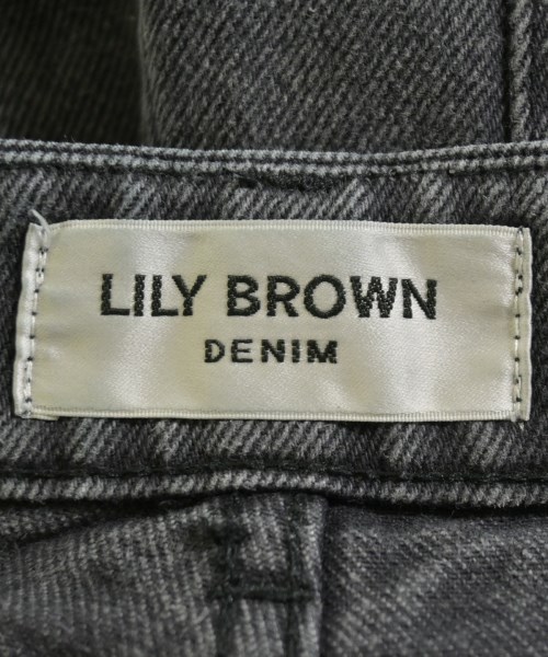 LILY BROWN（リリーブラウン）デニムパンツ 黒 サイズ:0(S位) レディース/2200697549099