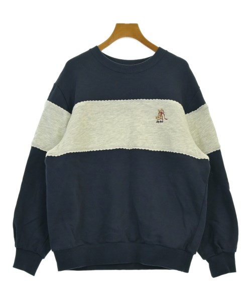 LILY BROWN(リリーブラウン)スウェット 紺 サイズ:1(M位)/2200648685074