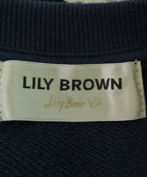 LILY BROWN（リリーブラウン）スウェット 紺 サイズ:1(M位) レディース/2200648685074