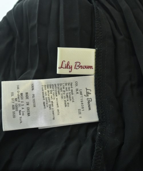 LILY BROWN（リリーブラウン）カジュアルシャツ 黒 サイズ:F レディース/2200644143110