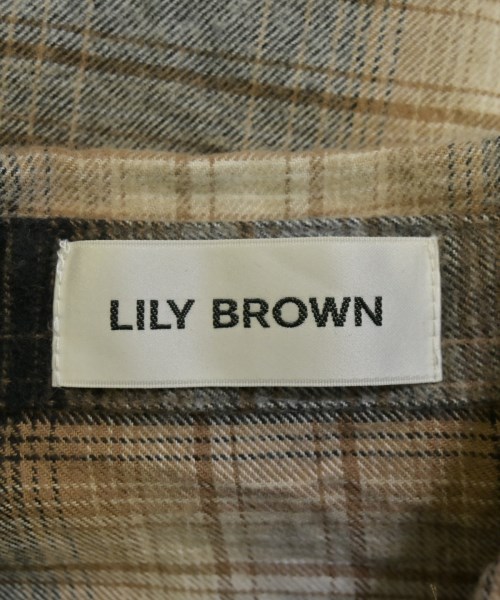 LILY BROWN（リリーブラウン）カジュアルシャツ 茶 サイズ:F レディース/2200649654031