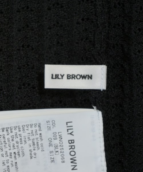 LILY BROWN（リリーブラウン）ワンピース 黒 サイズ:F レディース/2200645169126