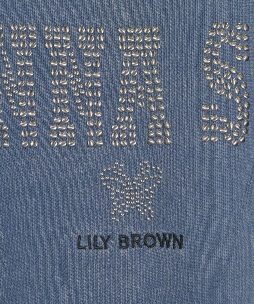 LILY BROWN（リリーブラウン）スウェット 紺 サイズ:F レディース/2200654887073