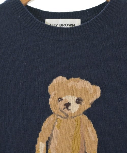 LILY BROWN（リリーブラウン）ニット・セーター 紺 サイズ:ONE レディース/2200657533021