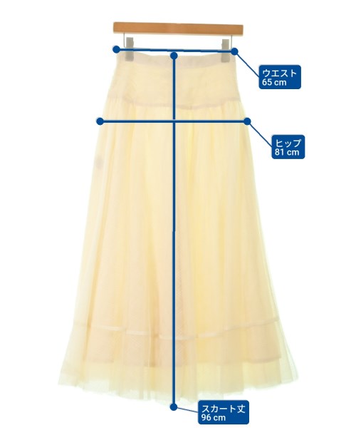 LILY BROWN（リリーブラウン）ロング・マキシ丈スカート 白 サイズ:1(M位) レディース/2200659232021