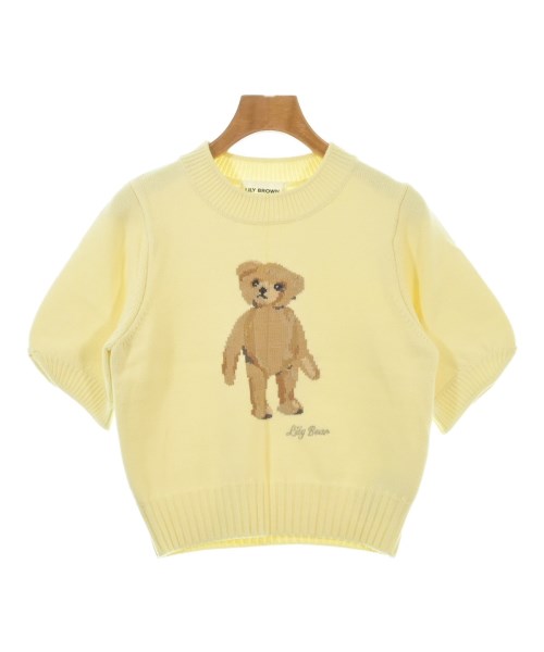 LILY BROWN(リリーブラウン)ニット・セーター 黄 サイズ:F/2200659645098
