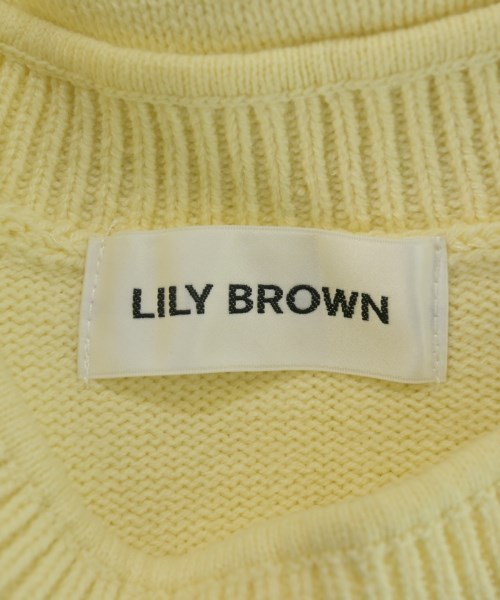 LILY BROWN（リリーブラウン）ニット・セーター 黄 サイズ:F レディース/2200659645098