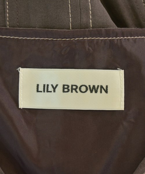 LILY BROWN（リリーブラウン）ワンピース 茶 サイズ:F レディース/2200714651026