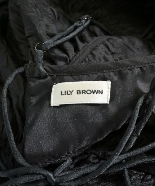 LILY BROWN（リリーブラウン）ワンピース 黒 サイズ:ONE レディース/2200715010013