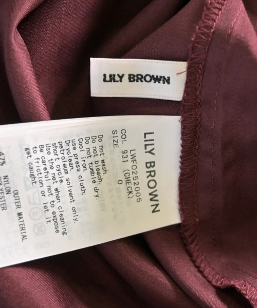 LILY BROWN（リリーブラウン）ワンピース オレンジ サイズ:0(S位) レディース/2200715010051