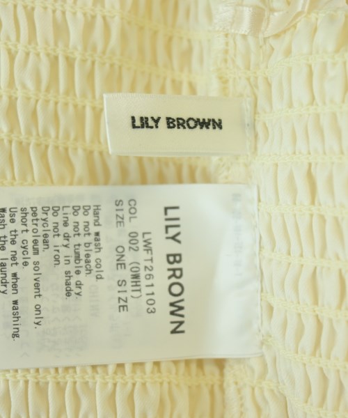 LILY BROWN（リリーブラウン）ブラウス 白 サイズ:F レディース/2200716219019