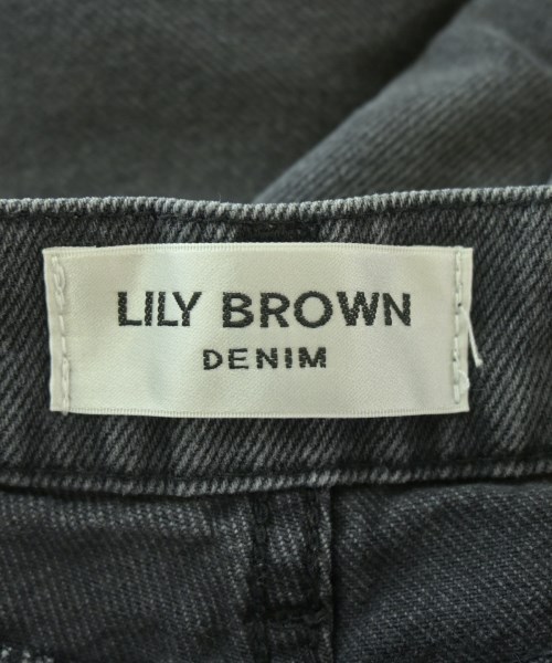LILY BROWN（リリーブラウン）デニムパンツ 黒 サイズ:0(S位) レディース/2200716264026