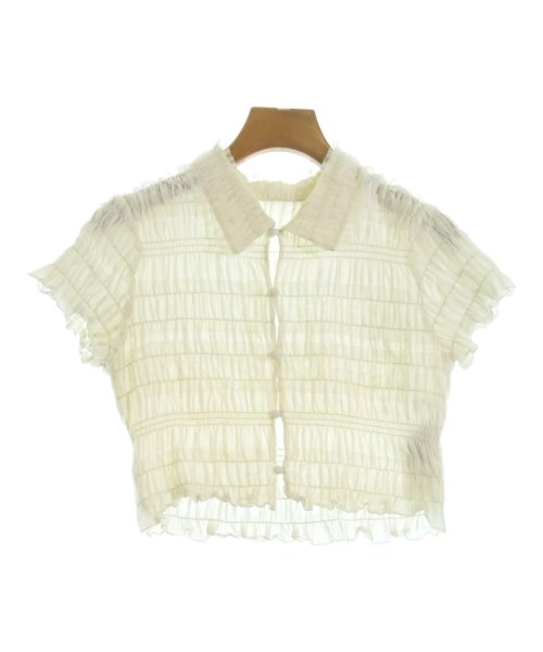 LILY BROWN(リリーブラウン)カジュアルシャツ 白 サイズ:F/2200645751024