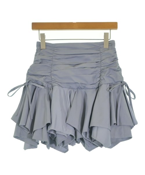 LILY BROWN(リリーブラウン)ミニスカート 青 サイズ:1(M位)/2200645751086