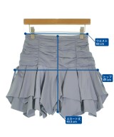 LILY BROWN（リリーブラウン）ミニスカート 青 サイズ:1(M位) レディース/2200645751086