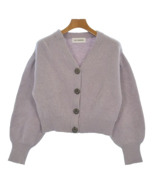 LILY BROWN(リリーブラウン)カーディガン 紫 サイズ:F/2200637917018