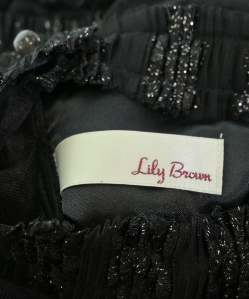 LILY BROWN（リリーブラウン）ワンピース 黒 サイズ:0(S位) レディース/2200638179095