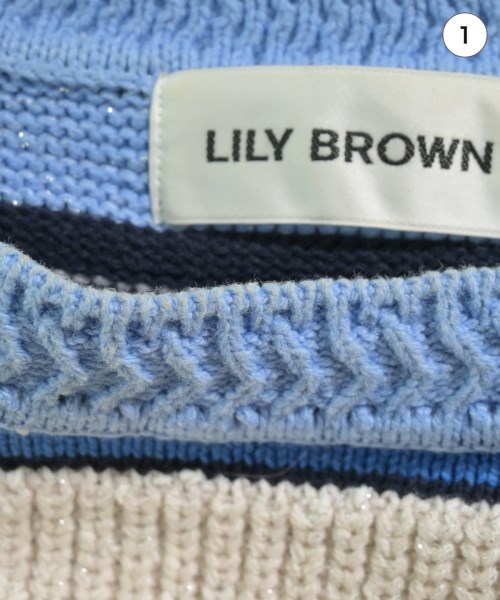 LILY BROWN（リリーブラウン）ニット・セーター ベージュ サイズ:F レディース/2200643872059