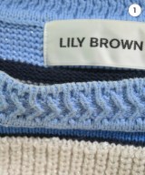 LILY BROWN（リリーブラウン）ニット・セーター ベージュ サイズ:F レディース/2200643872059