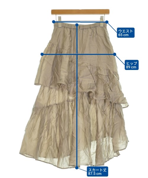 LILY BROWN（リリーブラウン）ロング・マキシ丈スカート ベージュ サイズ:ONE レディース/2200648309055