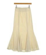 LILY BROWN（リリーブラウン）ロング・マキシ丈スカート ベージュ サイズ:0(S位) レディース/2200649306015