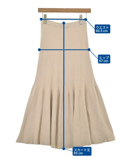 LILY BROWN（リリーブラウン）ロング・マキシ丈スカート ベージュ サイズ:F レディース/2200639620084