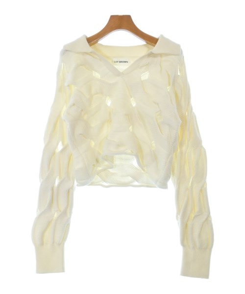 LILY BROWN(リリーブラウン)ニット・セーター 白 サイズ:F/2200649764044