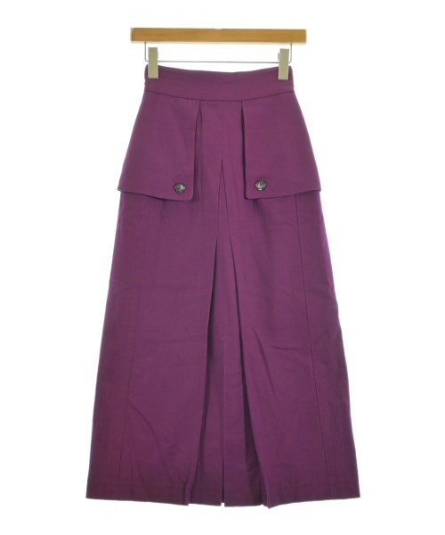 LILY BROWN(リリーブラウン)ロング・マキシ丈スカート 紫 サイズ:1(M位)/2200649764167