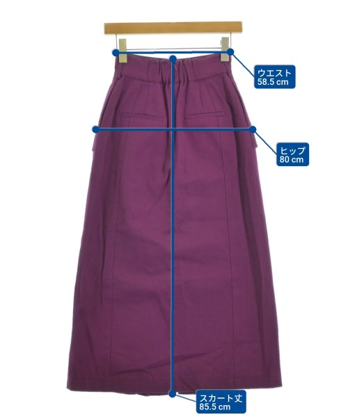 LILY BROWN（リリーブラウン）ロング・マキシ丈スカート 紫 サイズ:1(M位) レディース/2200649764167