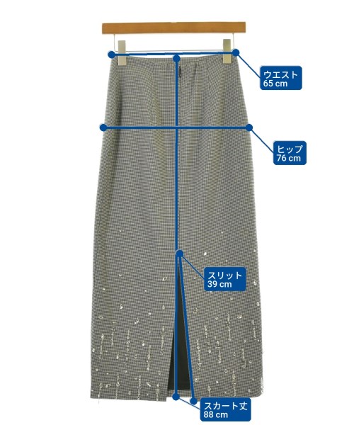 LILY BROWN（リリーブラウン）ロング・マキシ丈スカート 黒 サイズ:0(S位) レディース/2200650201057