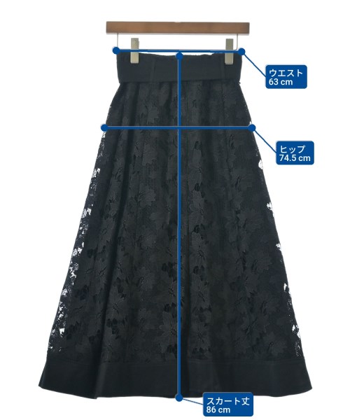 LILY BROWN（リリーブラウン）ロング・マキシ丈スカート 黒 サイズ:ONE レディース/2200652901566