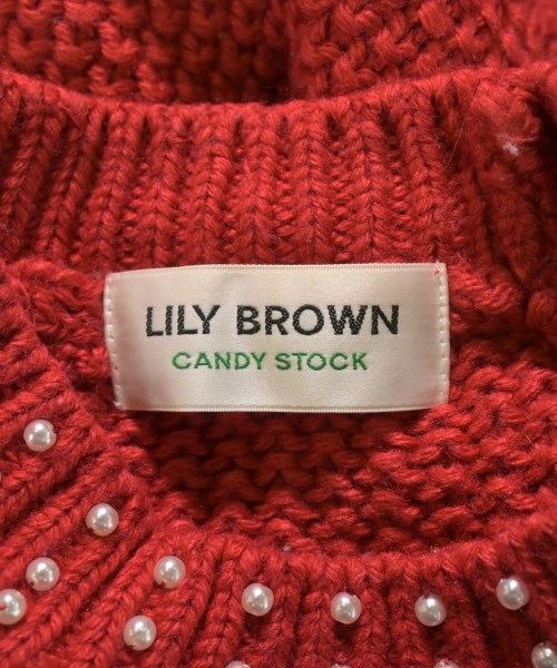 LILY BROWN（リリーブラウン）ニット・セーター 赤 サイズ:F レディース/2200653339108