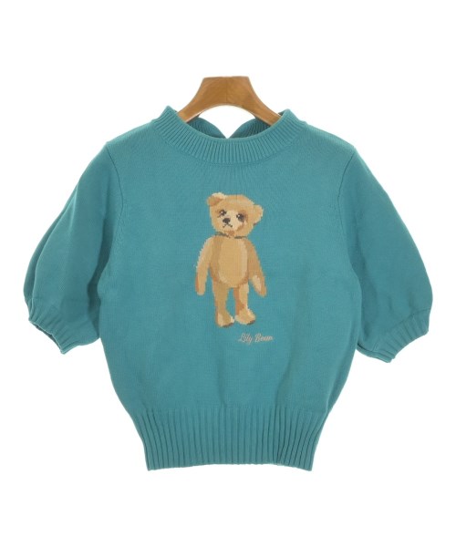LILY BROWN(リリーブラウン)ニット・セーター 青 サイズ:ONE/2200646948027
