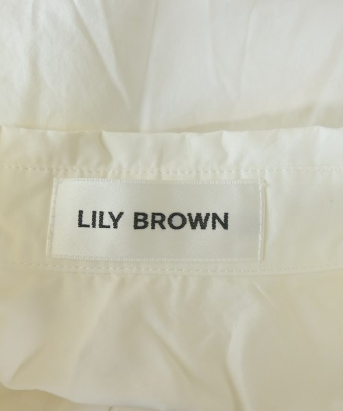 LILY BROWN（リリーブラウン）カジュアルシャツ 白 サイズ:F レディース/2200649923038