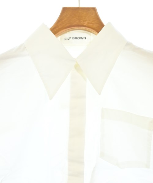 LILY BROWN（リリーブラウン）カジュアルシャツ 白 サイズ:F レディース/2200649923038
