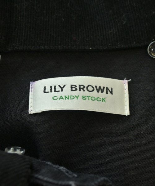 LILY BROWN（リリーブラウン）デニムジャケット 黒 サイズ:ONE レディース/2200702623011