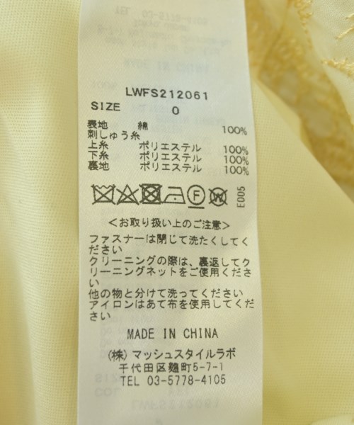 LILY BROWN（リリーブラウン）ミニスカート 白 サイズ:0(S位) レディース/2200700382071