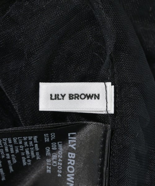 LILY BROWN（リリーブラウン）ワンピース 黒 サイズ:F レディース/2200705374033