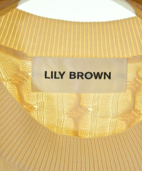 LILY BROWN（リリーブラウン）ニット・セーター ベージュ サイズ:F レディース/2200710342096