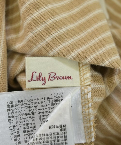 LILY BROWN（リリーブラウン）Tシャツ・カットソー ベージュ サイズ:F レディース/2200662145035