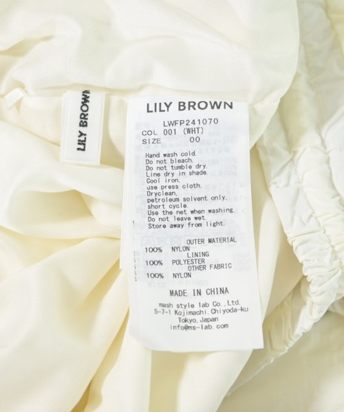 LILY BROWN（リリーブラウン）カーゴパンツ 白 サイズ:00(XXS位) レディース/2200664059187
