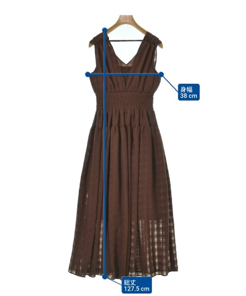 LILY BROWN（リリーブラウン）ワンピース 茶 サイズ:ONE レディース/2200663892075