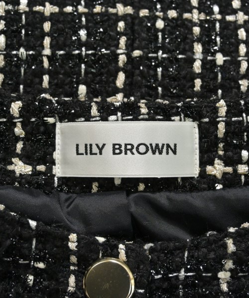 LILY BROWN（リリーブラウン）ノーカラージャケット 黒 サイズ:F レディース/2200662745020