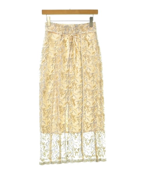 LILY BROWN（リリーブラウン）ロング・マキシ丈スカート ベージュ サイズ:1(M位) レディース/2200662223061