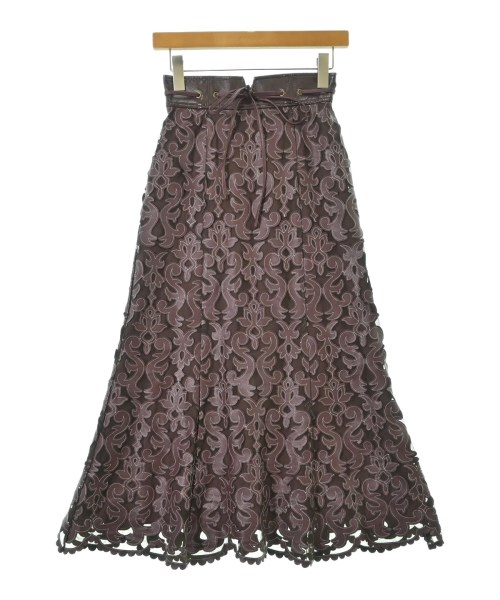 LILY BROWN(リリーブラウン)ロング・マキシ丈スカート 赤 サイズ:0(S位)/2200662223115