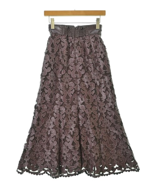 LILY BROWN（リリーブラウン）ロング・マキシ丈スカート 赤 サイズ:0(S位) レディース/2200662223115